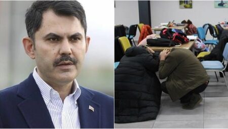 Bakan Murat Kurum’dan deprem tatbikatı açıklaması: Deprem değil çürük bina öldürür!