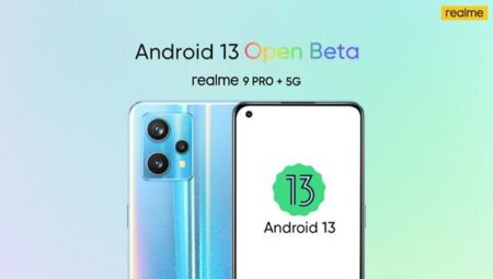 Realme 9 Pro için Android 13 beta programı duyuruldu
