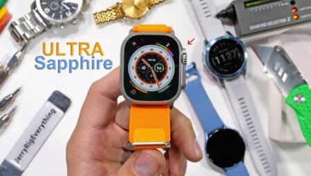 Apple Watch Ultra’nın safir kristal camı Galaxy Watch 5’ten daha kolay çiziliyor