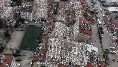 Depremin uydu görüntüleri yıkımın şiddetini gösteriyor