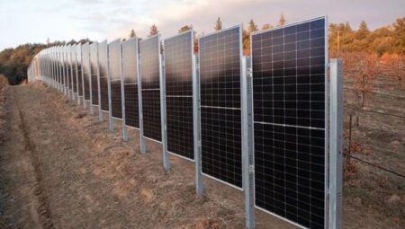 Dikey güneş panelleri, arazi tasarrufu ve su verimliliği sağlayabilir
