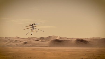 NASA, Mars’ta uçan helikopterin inanılmaz videosunu paylaştı